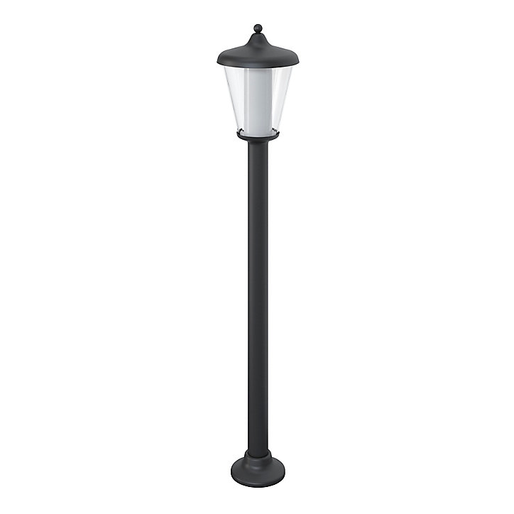 Potelet Haro LED intégrée 1000lm 11W IP44 GoodHome gris anthracite