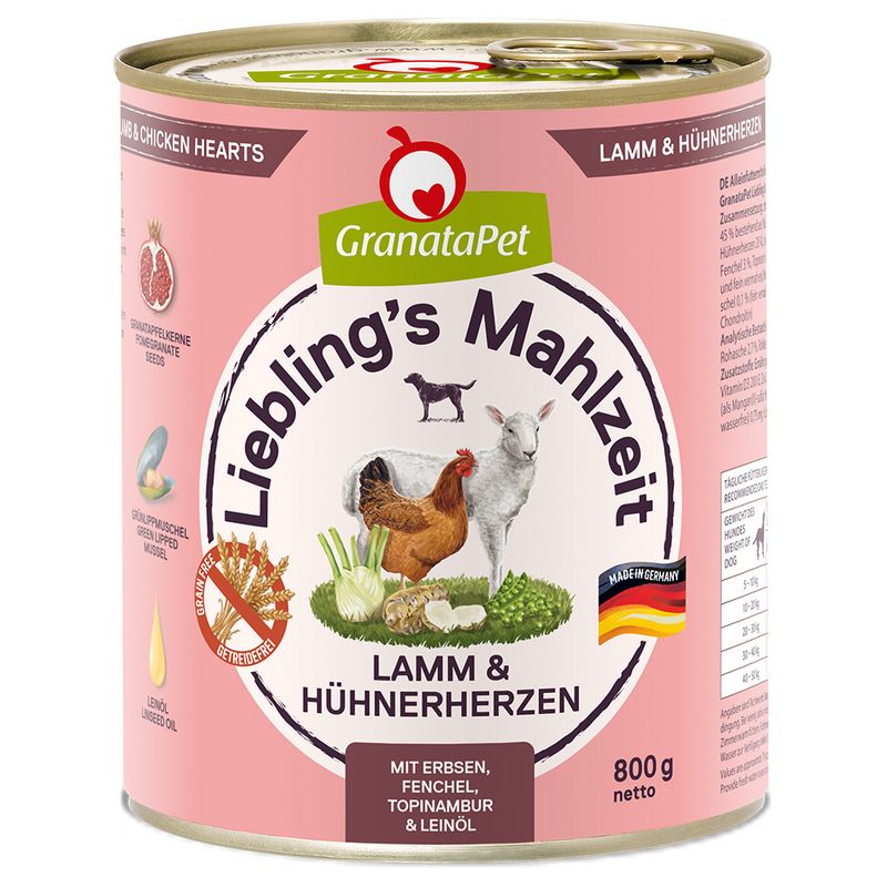 GranataPet Liebling's Mahlzeit 12 x 800 g