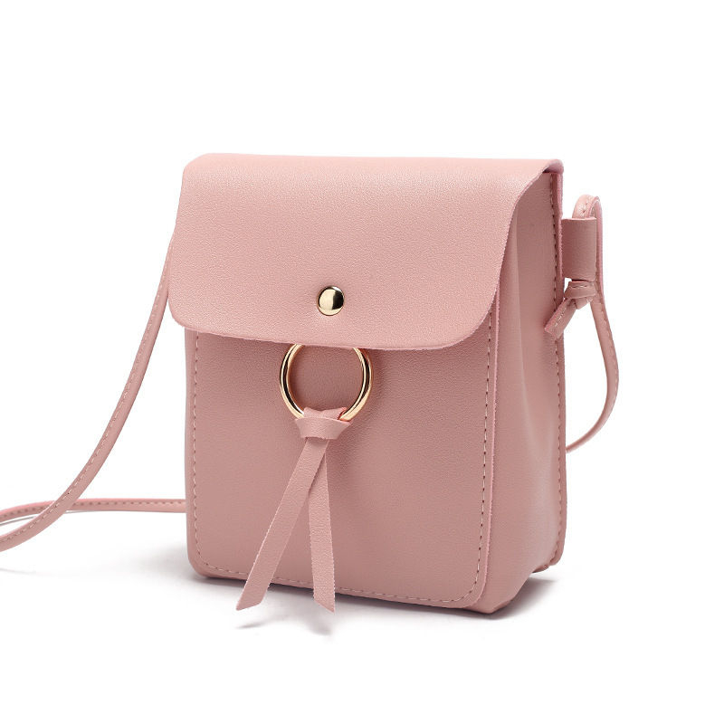 Happo - Crossbody van kunstleer met hoepelaccent