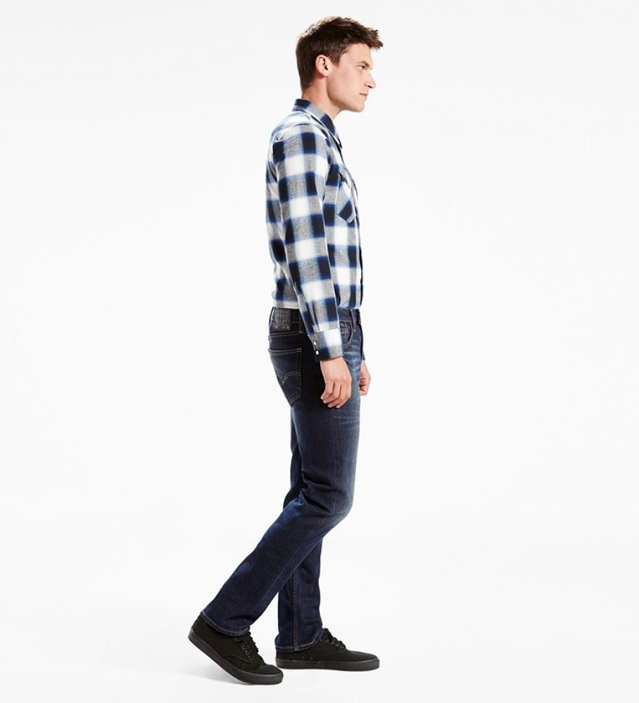 Calça jeans Levi’s 511 Slim Sequoia azul marinho