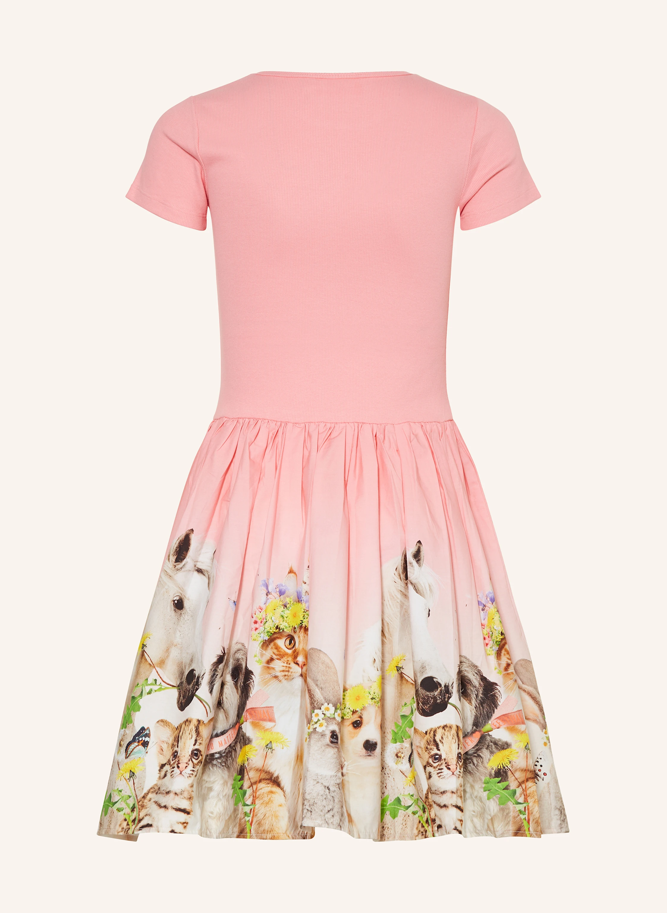 molo Kleid im Materialmix