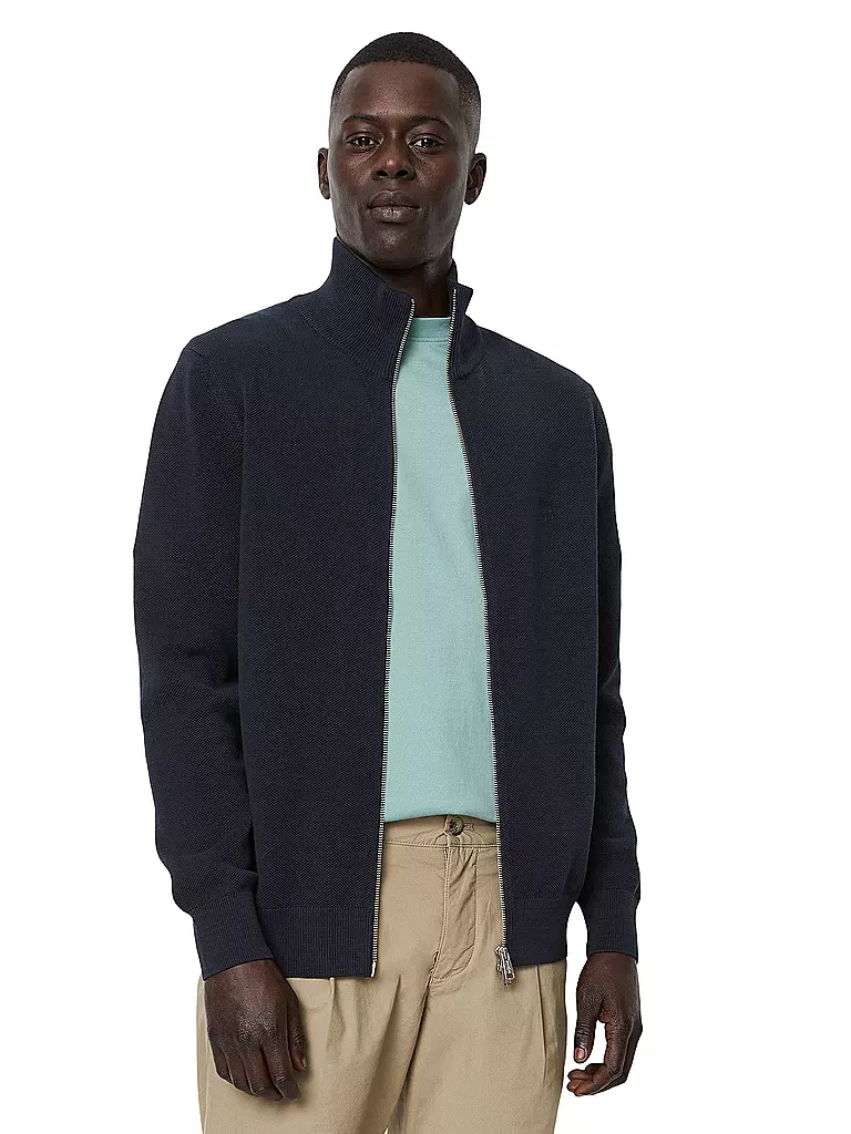 MARC O'POLO Strickjacke dunkelblau