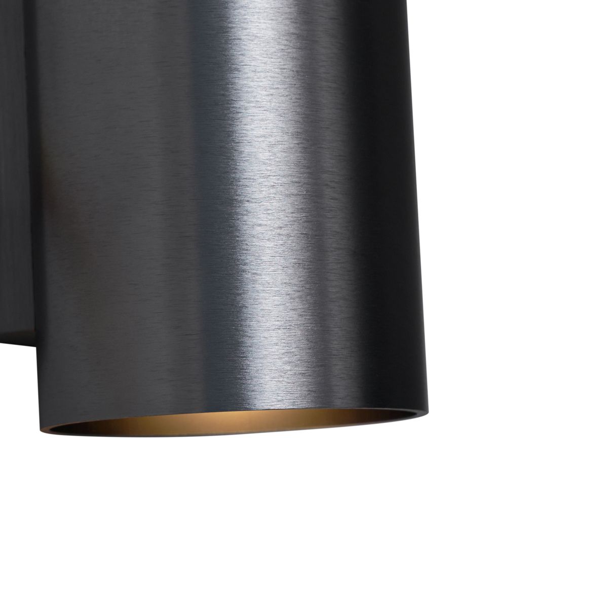 Moderne wandlamp gunmetal rond 2-lichts GU10 50mm - Sandy