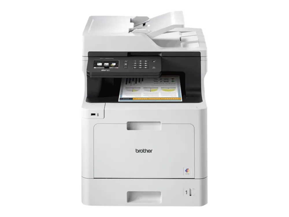 Brother MFC-L8690CDW - Multifunktionsprinter - farve - laser - 215.9 x 355.6 mm (original) - A4/Legal (medie) - op til 31 spm (kopiering) - op til 31 spm (udskriver) - 300 ark - 33.6 Kbps - USB 2.0, Gigabit LAN, Wi-Fi(n), USB vært