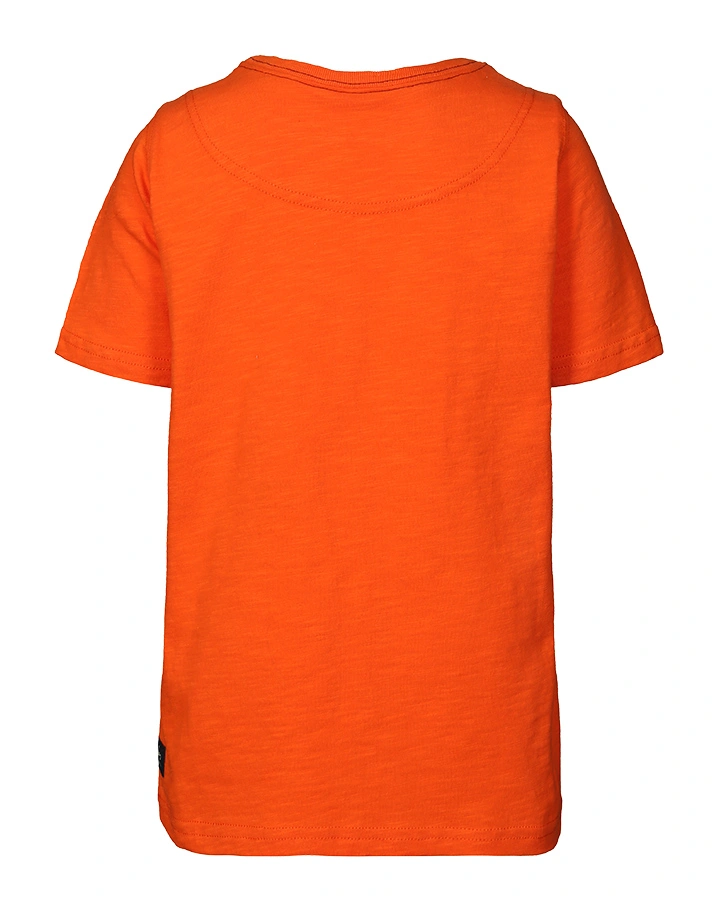 T-Shirt RAY SNAIL – GLOW IN THE DARK in orange