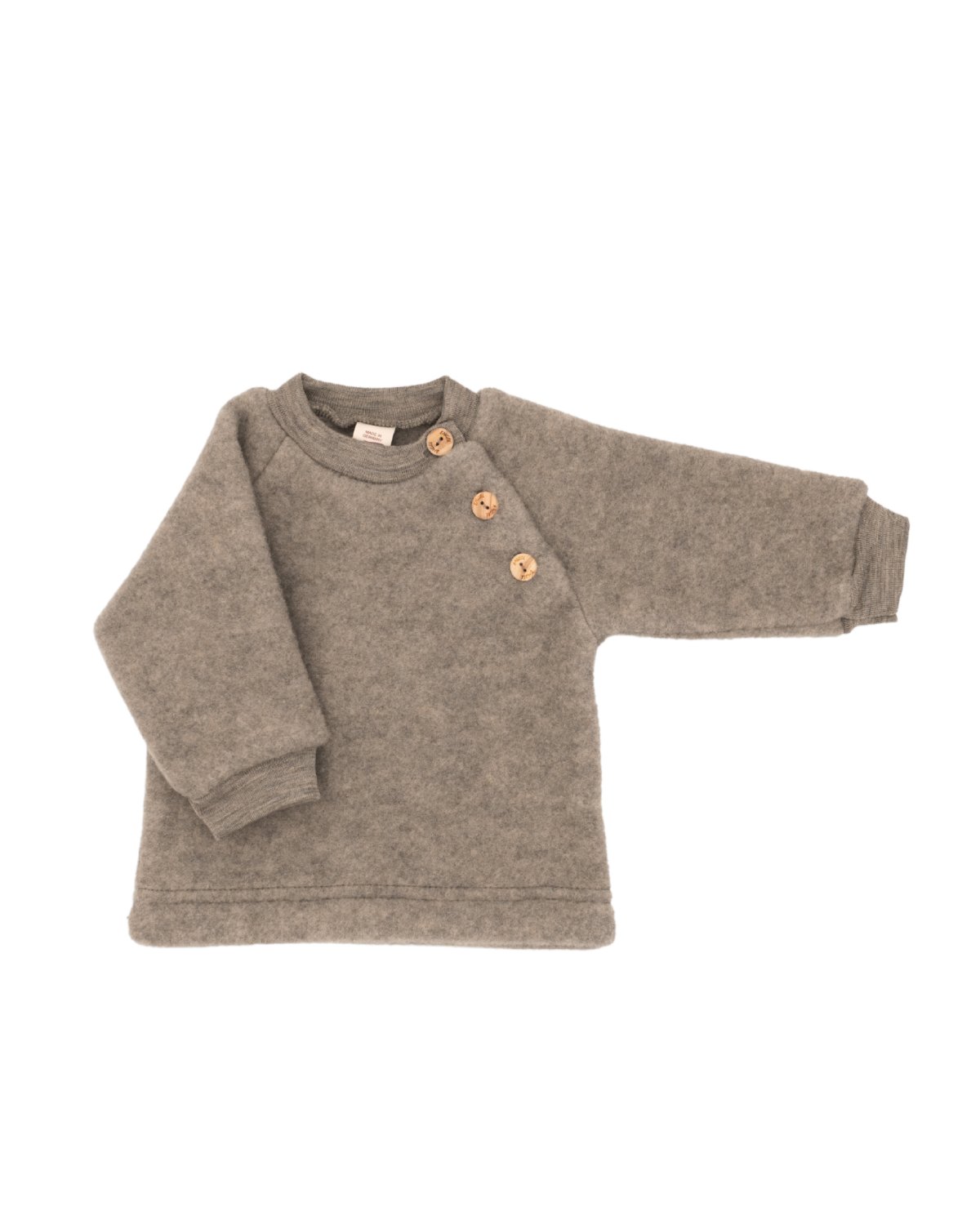 Ullgenser Baby – Ullfleece 100% Ubehandlet Ull | Raglan Sweater