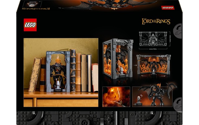 LEGO® Spielbausteine »Icons Der Herr der Ringe: Balrog Bücherstütze 10367«