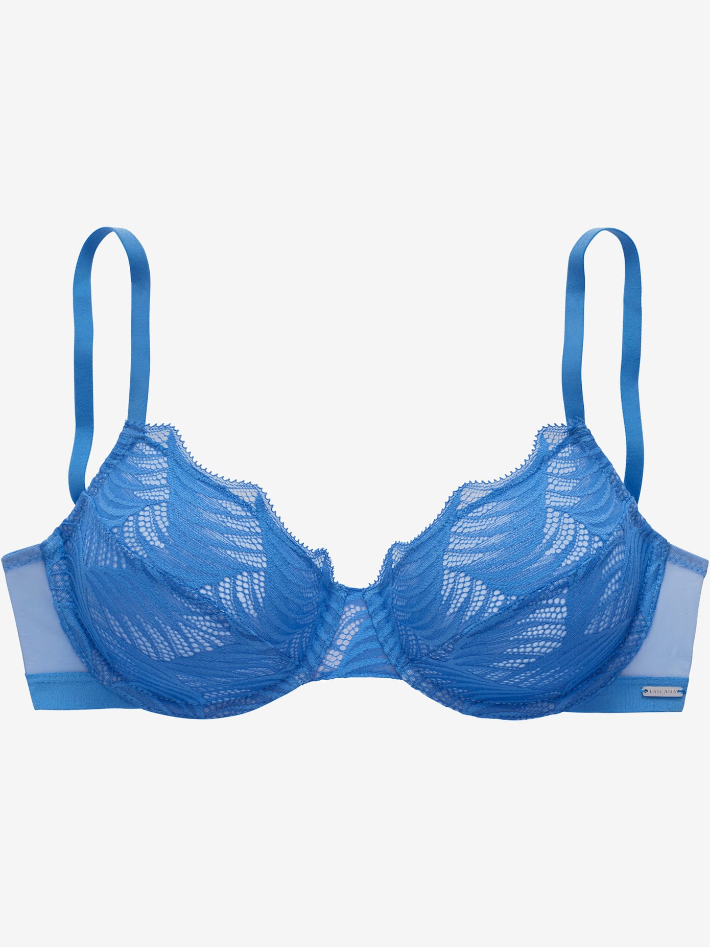 Soutien-gorge à armatures tendance en dentelle graphique extravagante