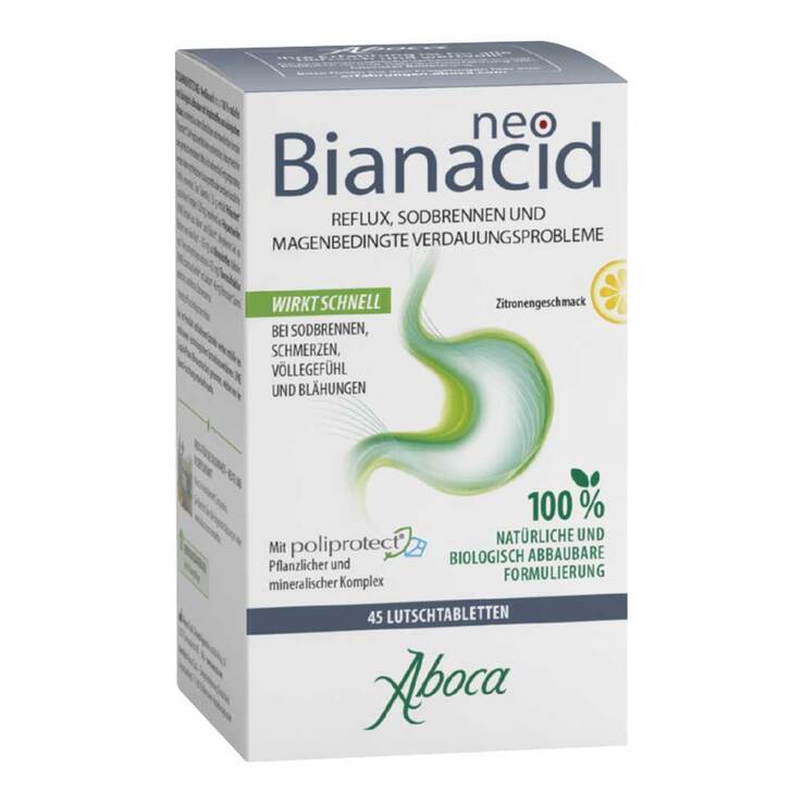 Neo Bianacid Lutschtabletten Zitronengeschmack, 45 St