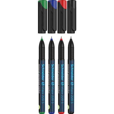 Schneider Maxx 220 4er-Etui Universalmarker permanent - 0.4 mm