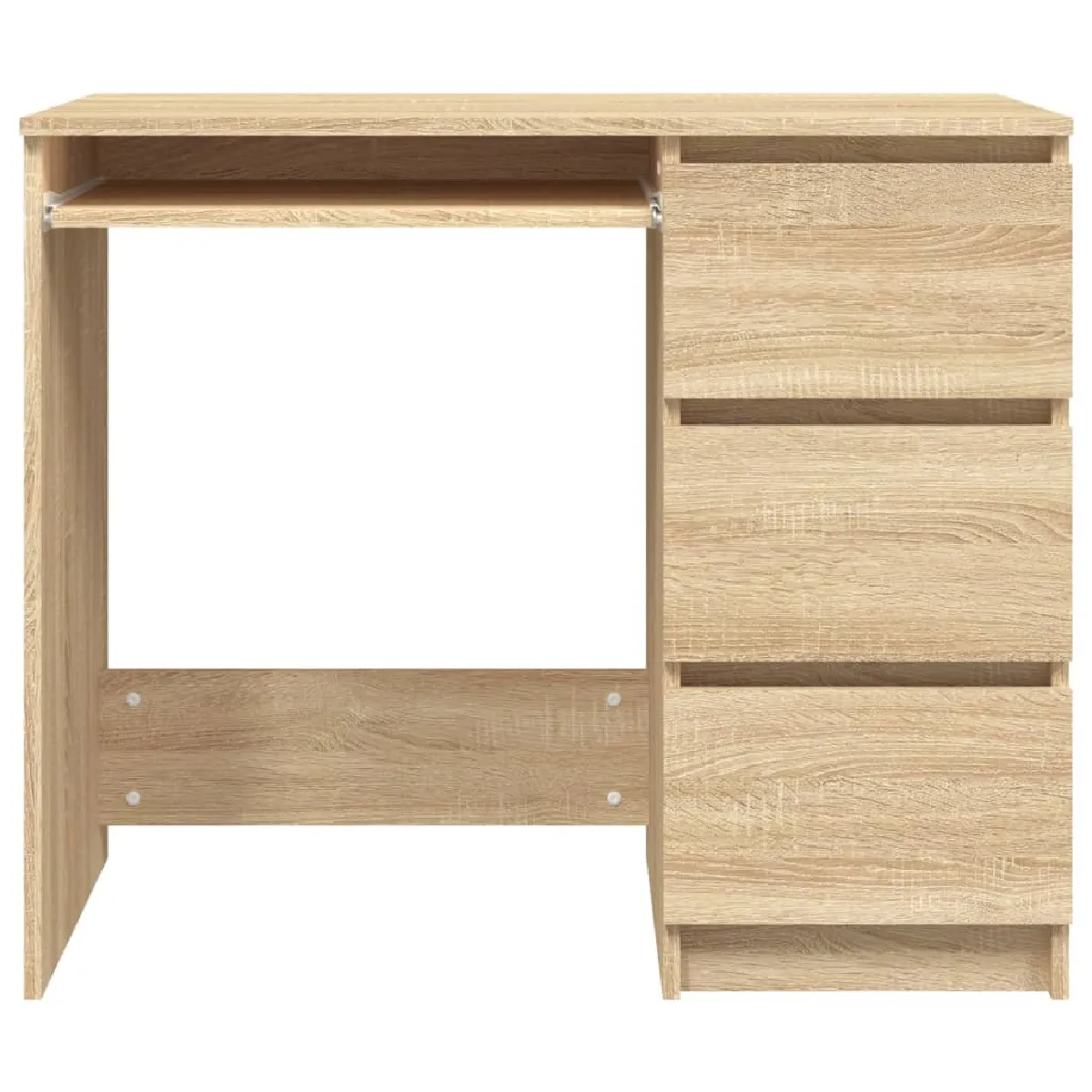 Helloshop26 Bureau chêne sonoma - 90 cm