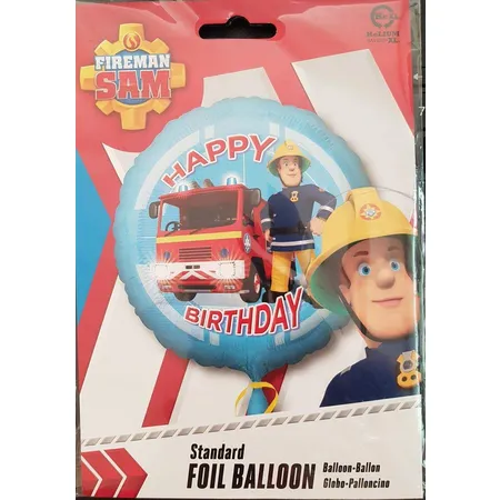amscan Folienballon Happy Birthday Feuerwehrmann Sam
