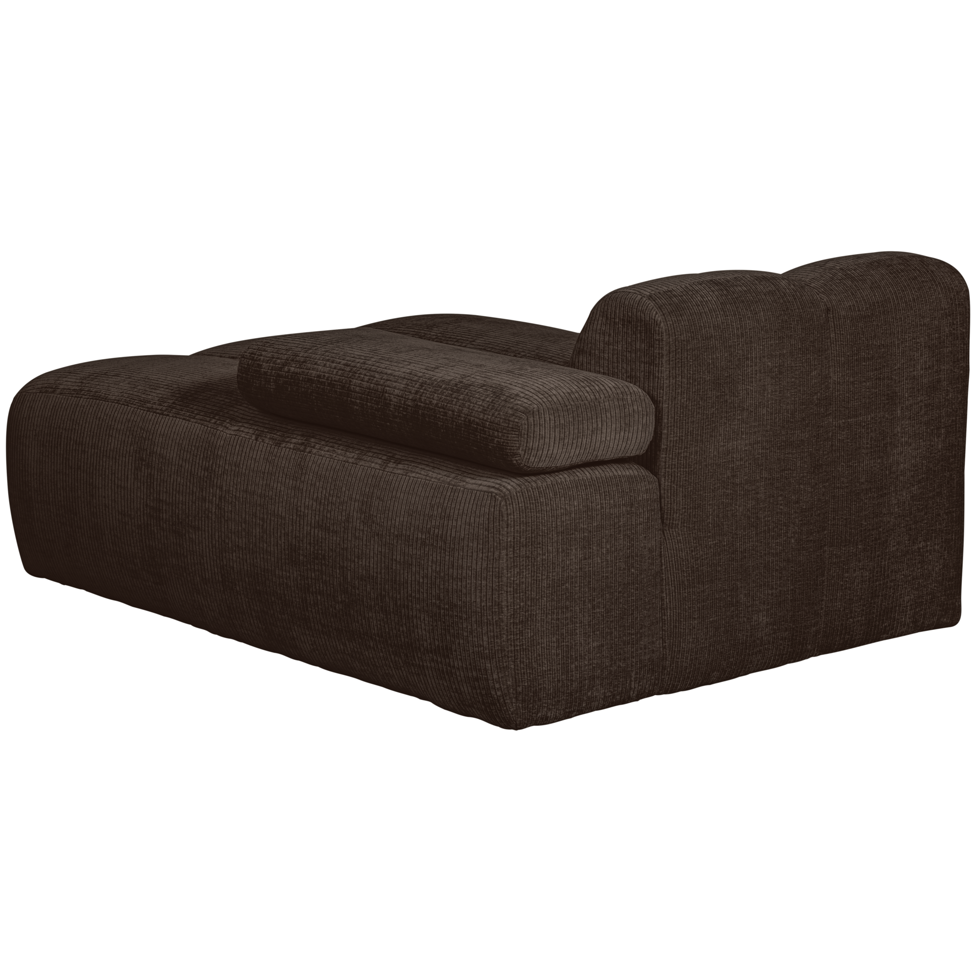 Chaise Longue Mojo Element Mojo Chaise Longue Element Rechts - Geweven Ribstof - Bruin