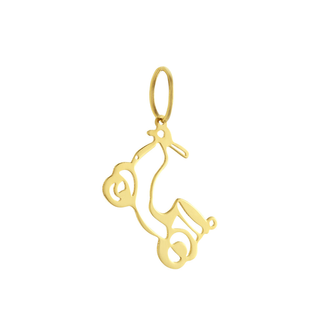 Pendentif Julius Scooter Or Jaune