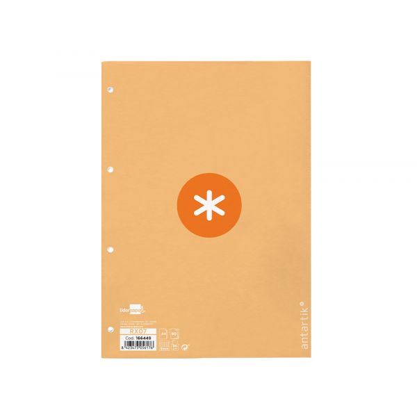 Antartik Recarga a4 80 Folhas 90g/m2 Quadricula 5mm 4 Furos
