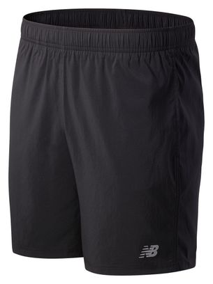 Short 2-en-1 New Balance Core Run 7in Noir Homme