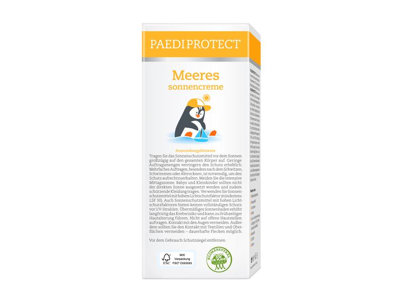 Paediprotect Sonnencreme LSF 50  75 ml Meeressonnencreme