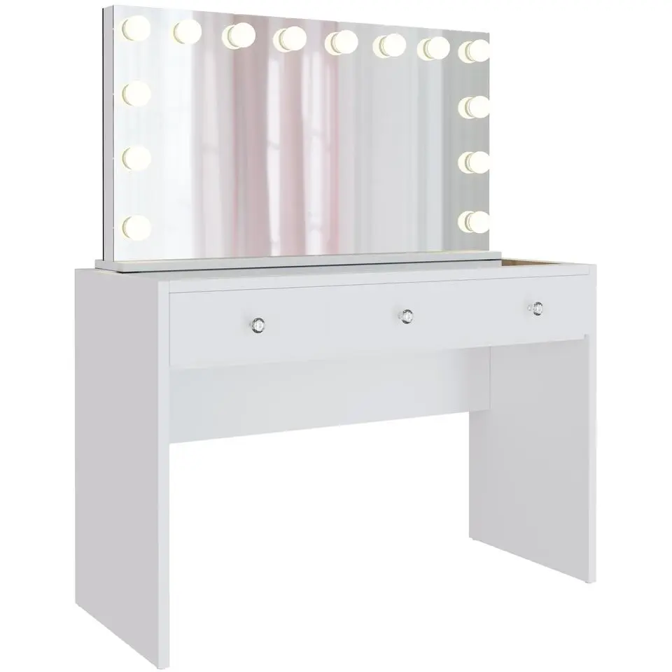 CLP Kaptafel Nettie wit Frame - Hout - wit