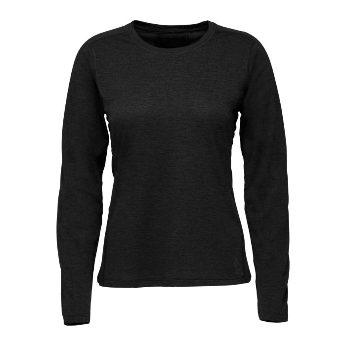 Black Diamond Dame Trøjer Lightwire LS Tee Sort
