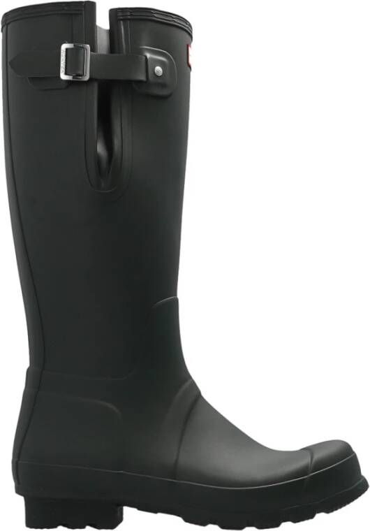 Hunter Boots Original Tall Side Adjustable Boot Rubberlaarzen zwart