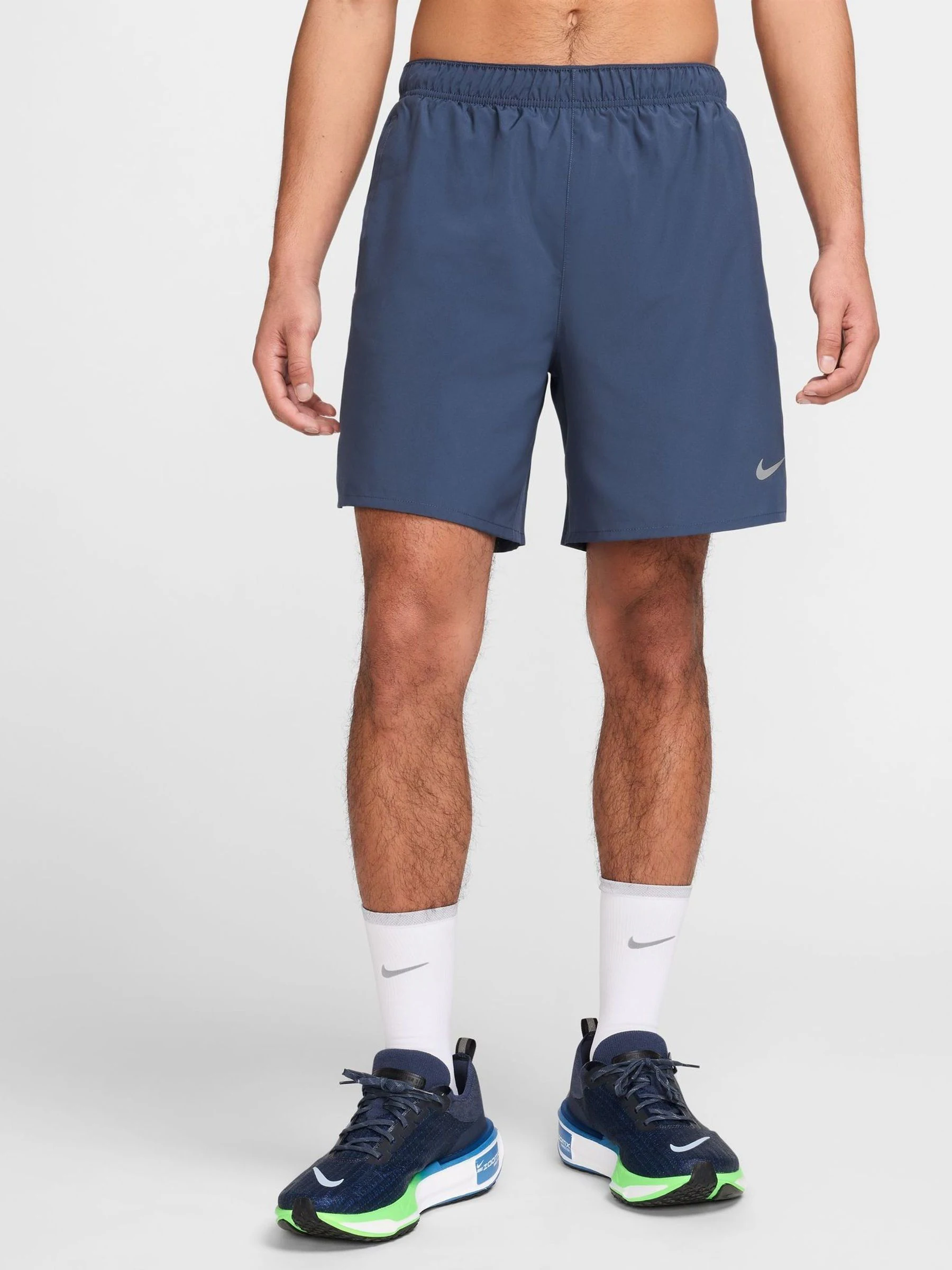 Thunder - Blauw - Nike Challenger Dri-FIT hardloopshort met slipvoering