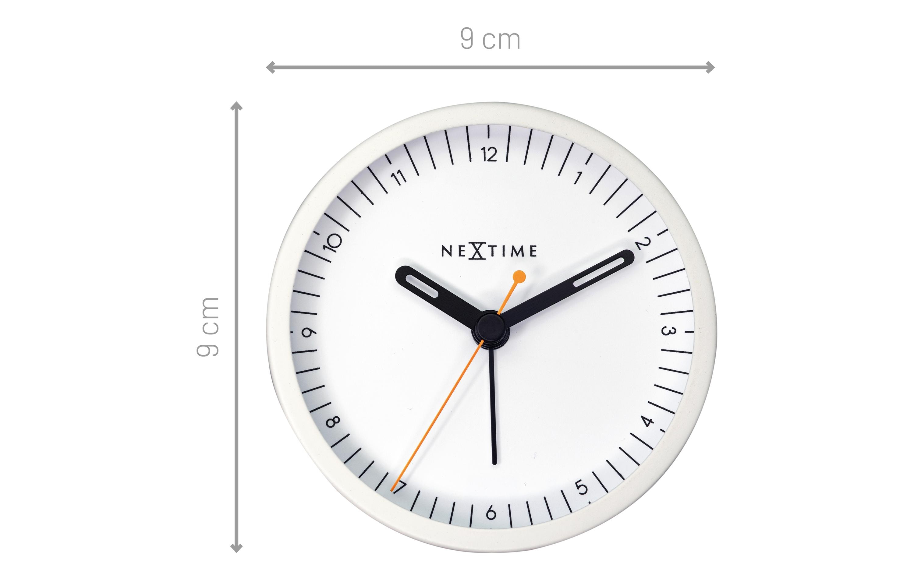Klassischer Wecker Small WeissTischuhr mit Wecker