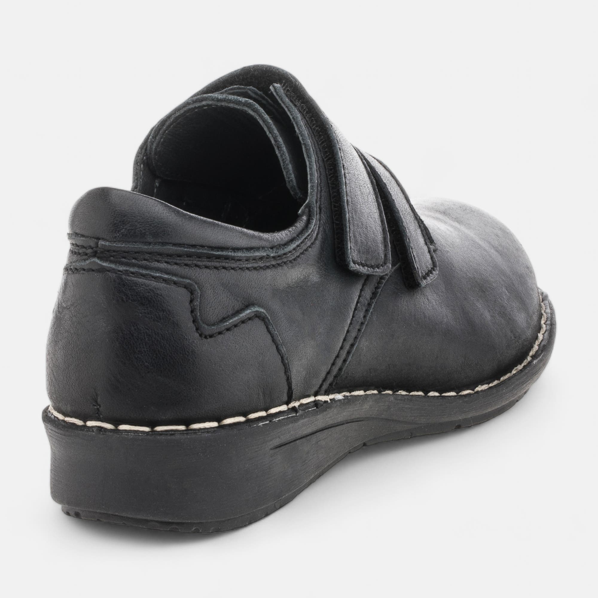 Derbies Femme en cuir noir