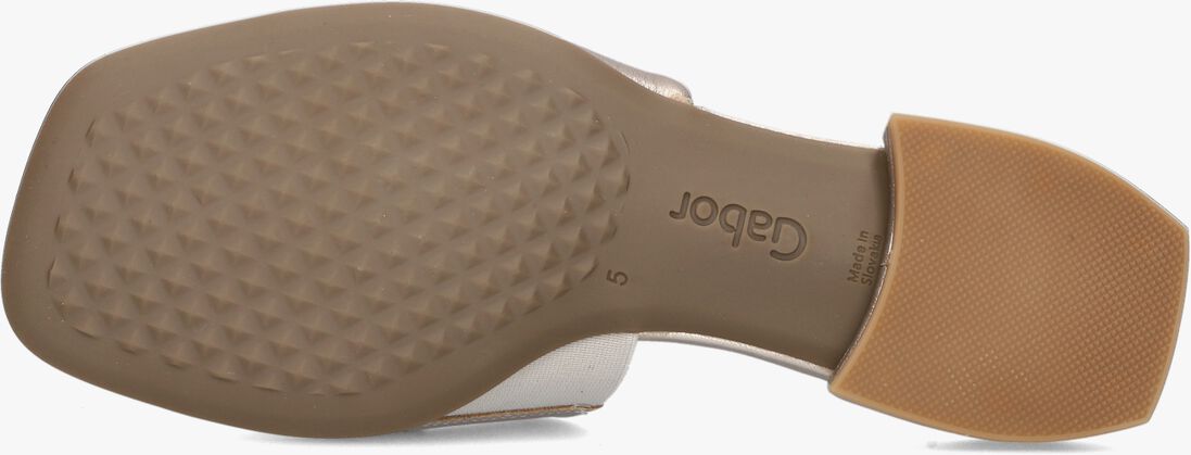 GABOR ros&eacute;gouden gabor slippers 801.3