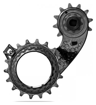Chape de Dérailleur Hollowcage AbsoluteBlack pour Sram AXS eTap 12 V Noir