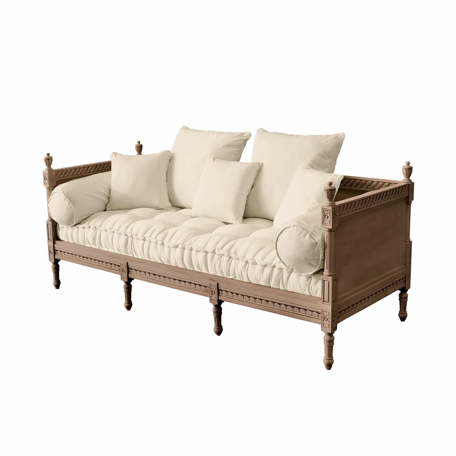 Sofa Douville antikbraun/creme