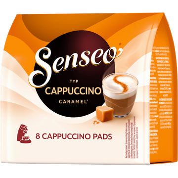 Senseo Cappuccino Caramel Koffiepads 8 Stuks
