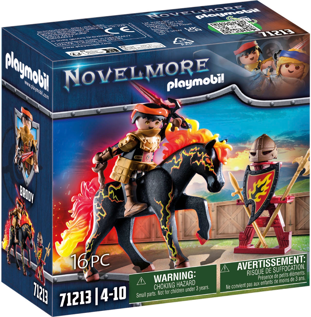 Playmobil® Konstruktions-Spielset »Burnham Raiders - Feuerritter (71213), Novelmore« Made in Europe