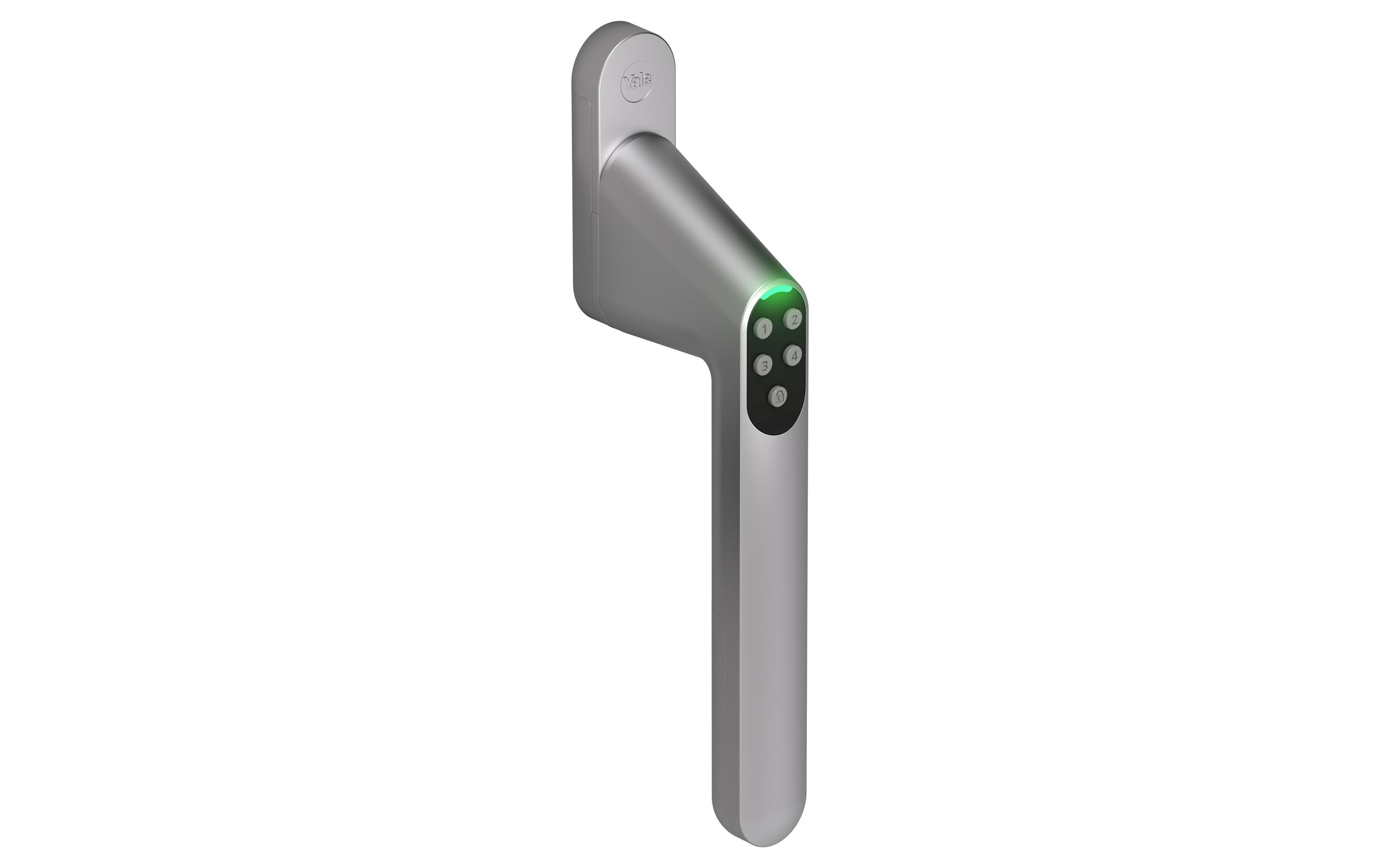 Yale Code Handle Window Satinchrom<br>Codeschloss für Terrassentüren und Fenster