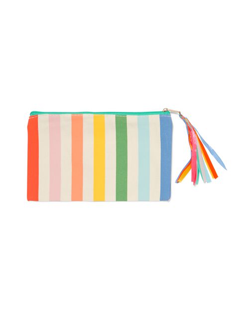 trousse toile arc-en-ciel
