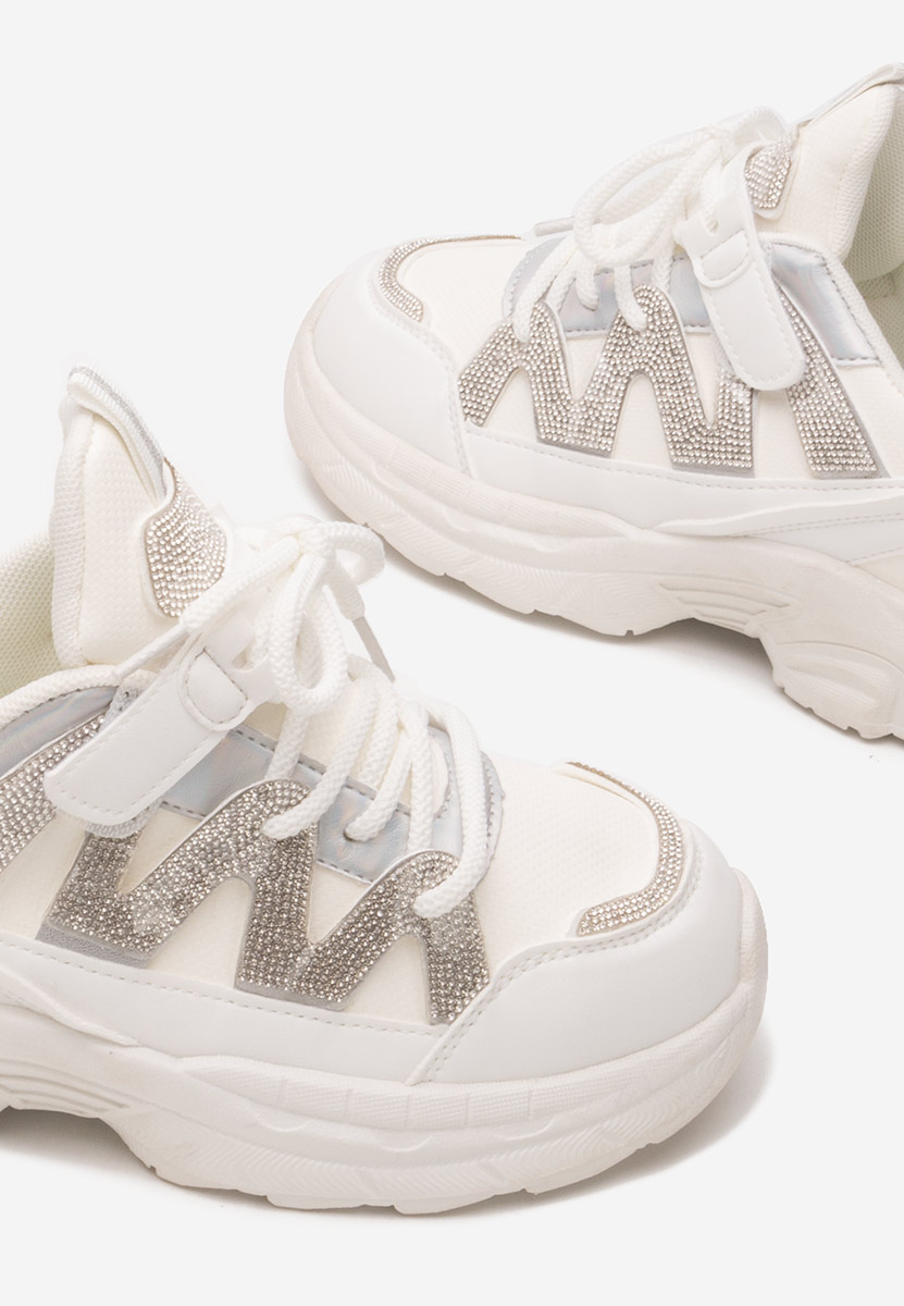 Baskets pour filles blancs Zino