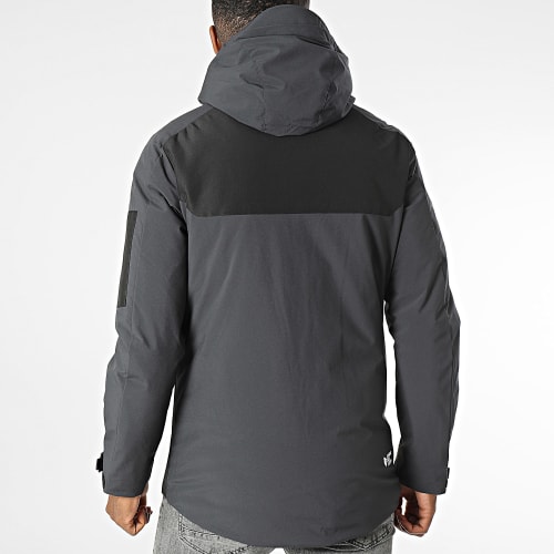 Doudoune Chauffante Capuche Chamonix Gris Anthracite