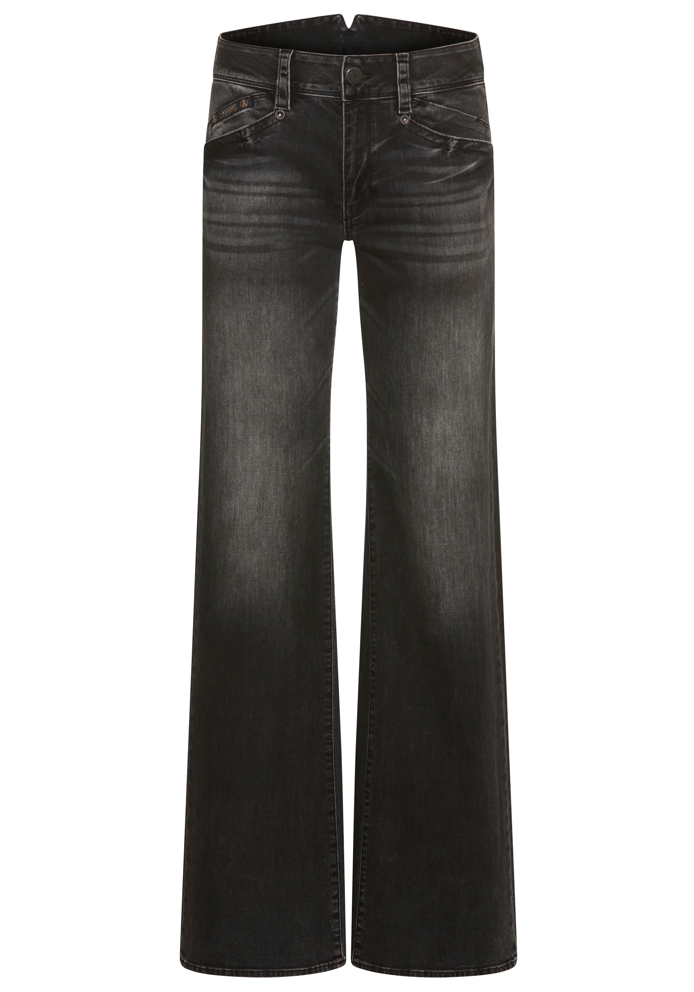 Herrlicher Straight-Jeans »Prime New Denim Black Light« mit hohem Bund