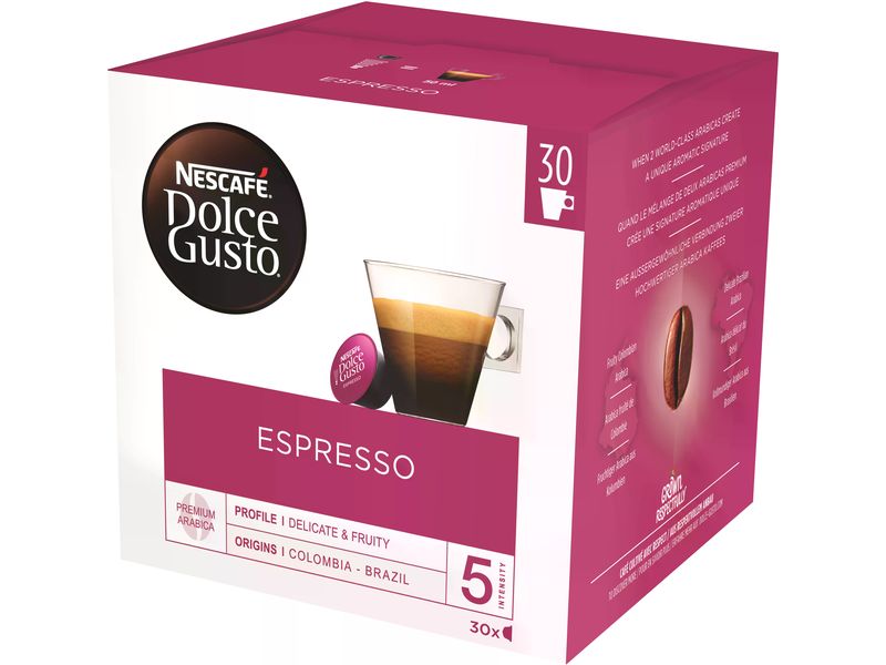 Nescafé Kaffeekapseln Dolce Gusto Espresso 30 Stück Nescafé Dolce Gusto Espresso Kapseln