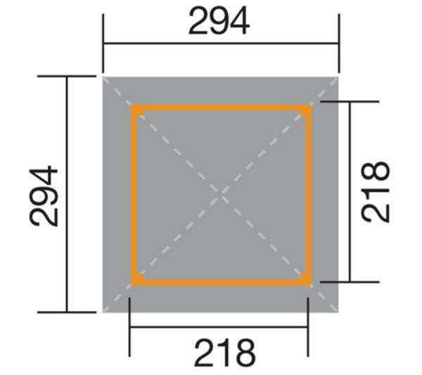 Weka Gartenoase 651 Gr. 1, inkl.