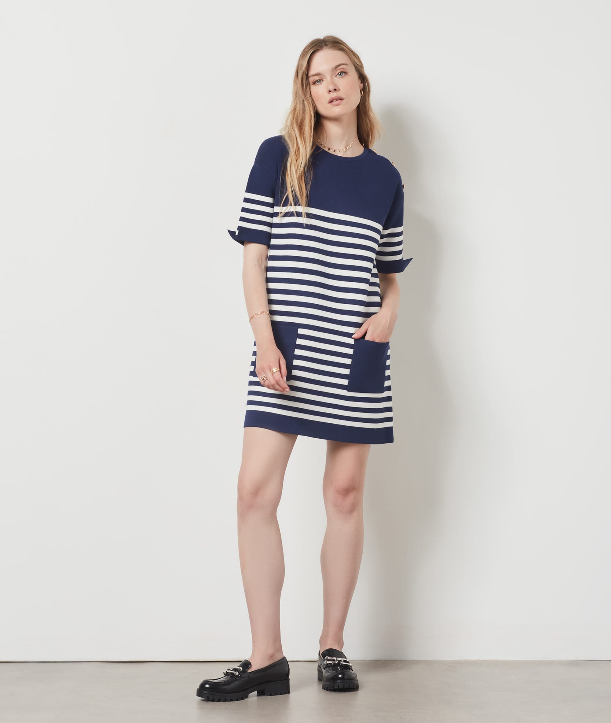 Robe à rayures