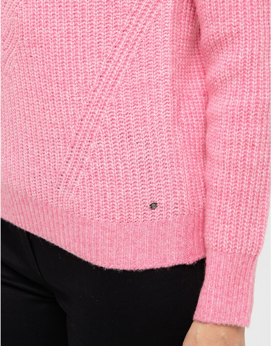 Pull col V rose