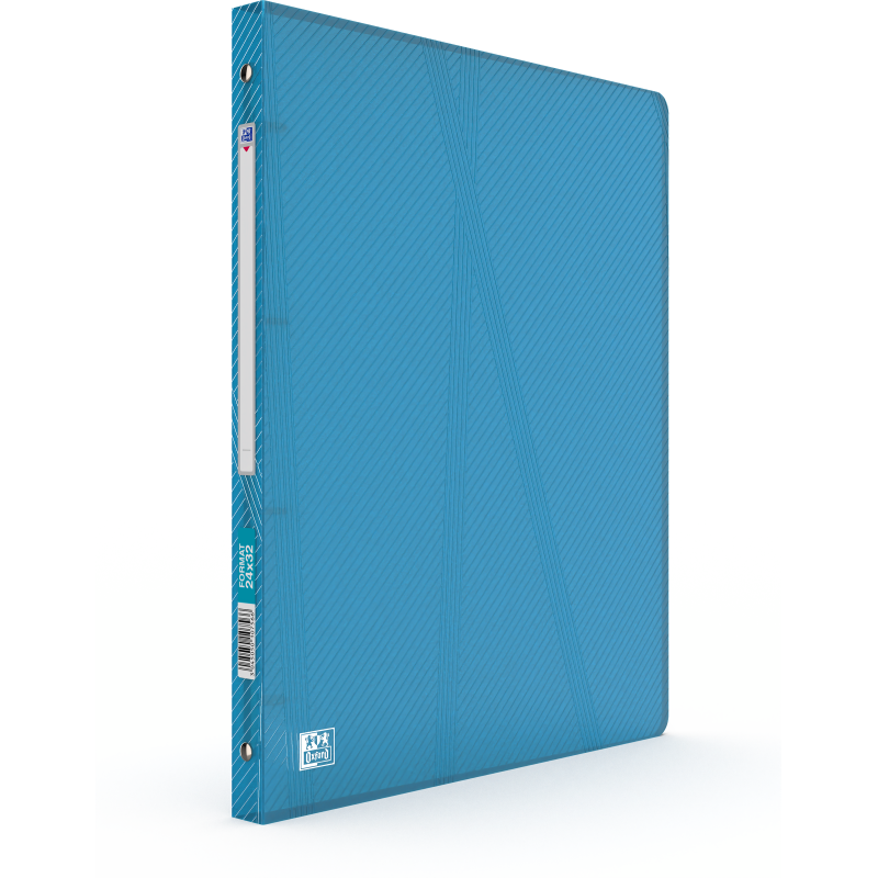 Classeur Oxford Hawai 24X32 D20 4An -O PP Translu Assorti