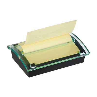 Dévidoir Z-Notes Post-it Millenium + 1 bloc z-notes Jaune