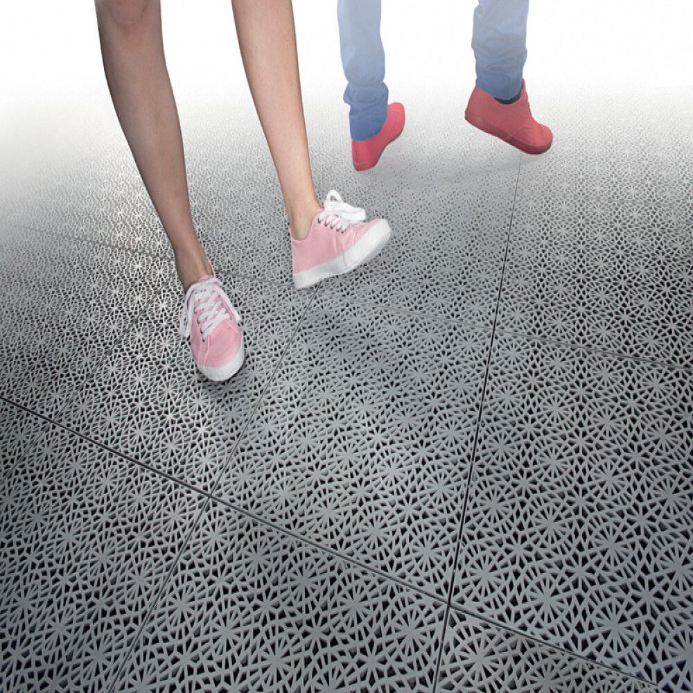 PLASTFLIS BERGO XL STONE GREY 1M²