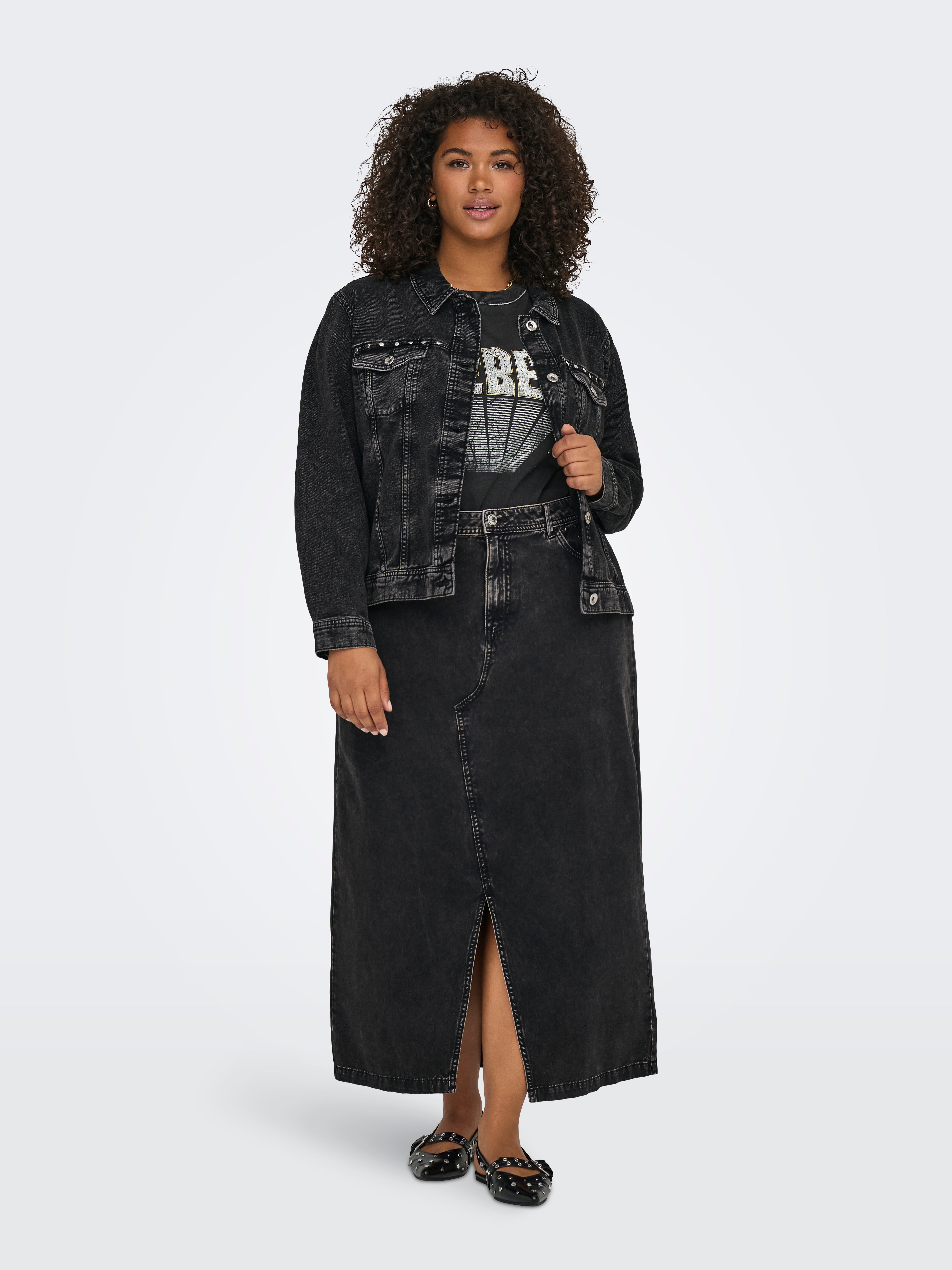 CARLEANA Jeansjacke Black