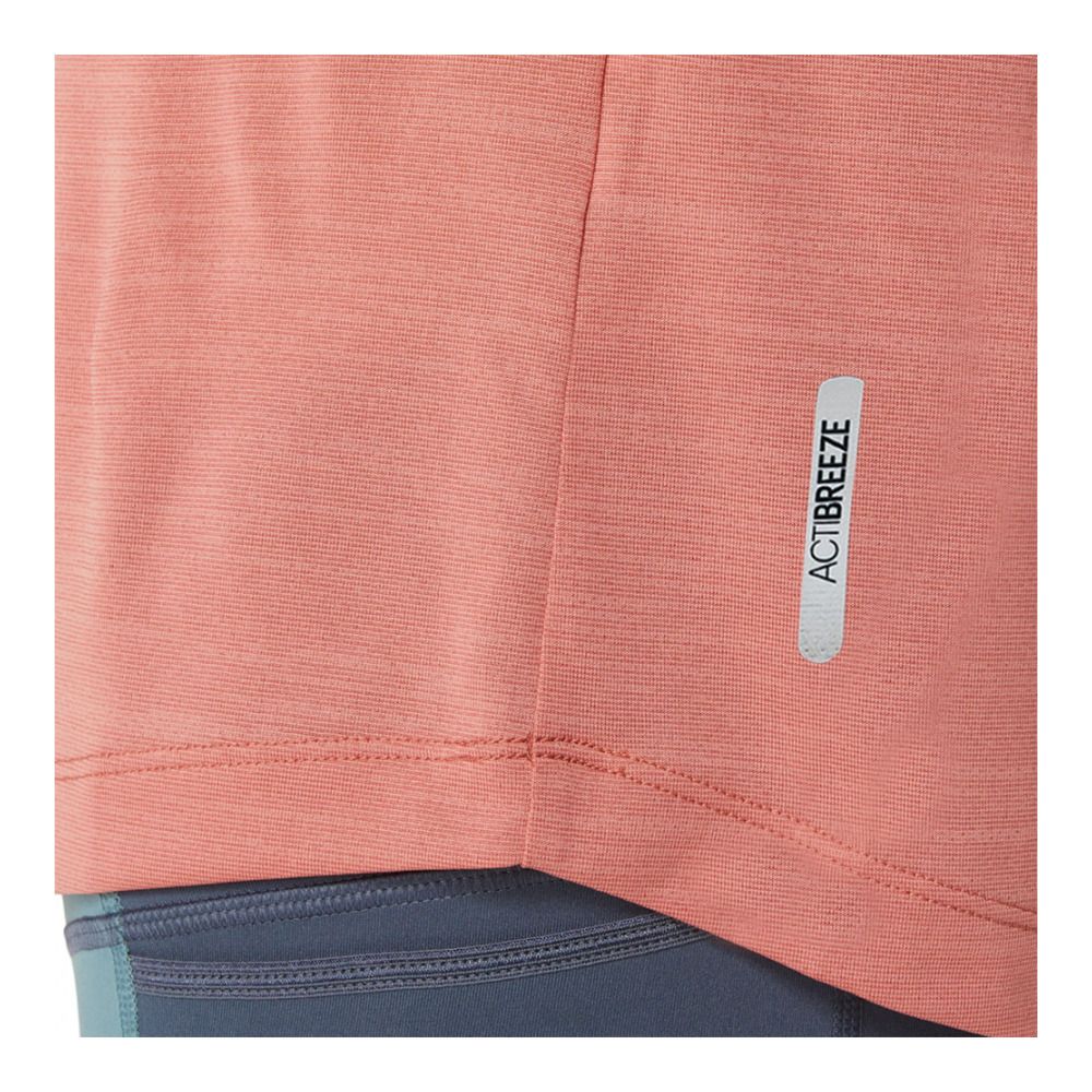 Asics NAGINO RUN - Tee-shirt Femme light garnet