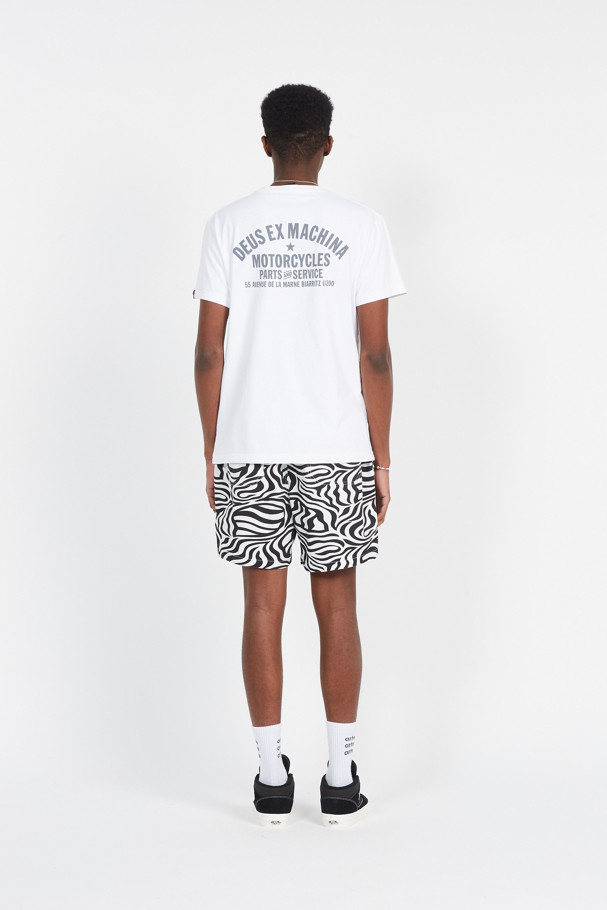 DEUS EX MACHINA T-shirt Biarritz address Blanc