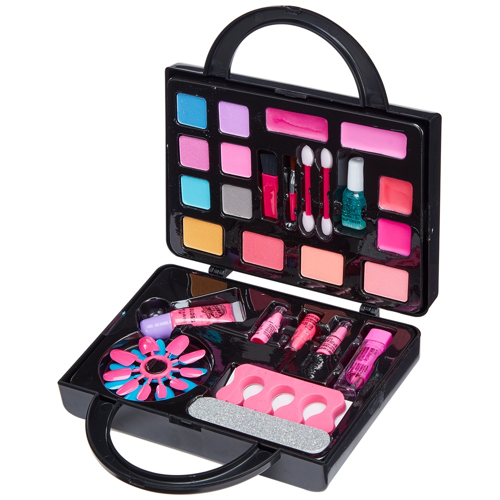 Schimmernde und funkelnde All-in-One-Schönheits-Make-up-Tasche