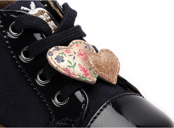 Shoo pom boots bottine bebe bouba heart bleu