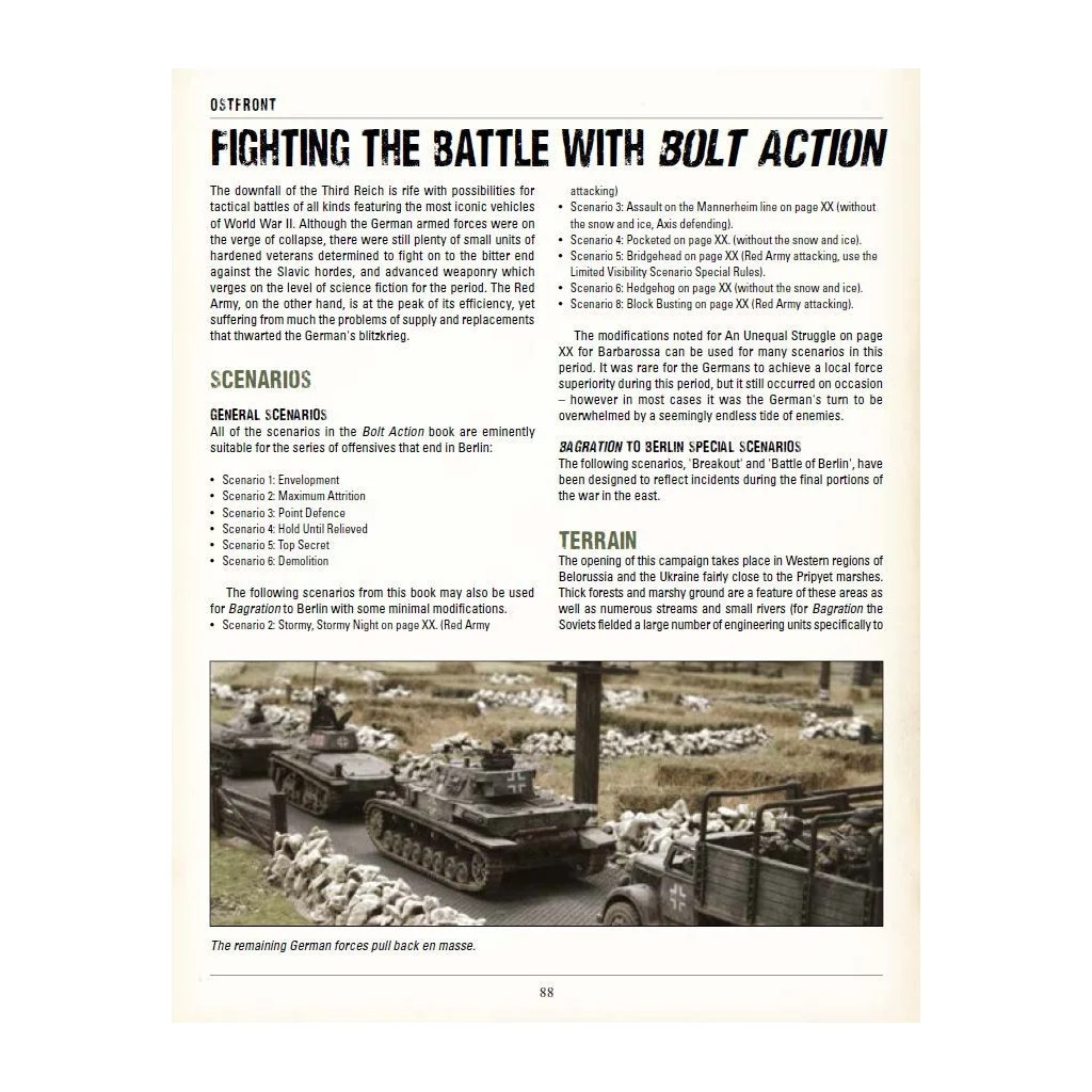 Bolt Action - Ostfront - Barbarossa to Berlin - Theatre Book